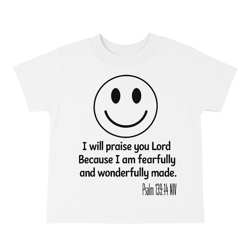 Fearfully and Wonderfully made Kids T-shirt