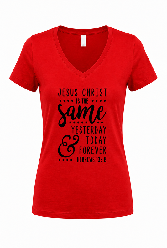 Hebrews 13 vs 8 Women's T-shirt