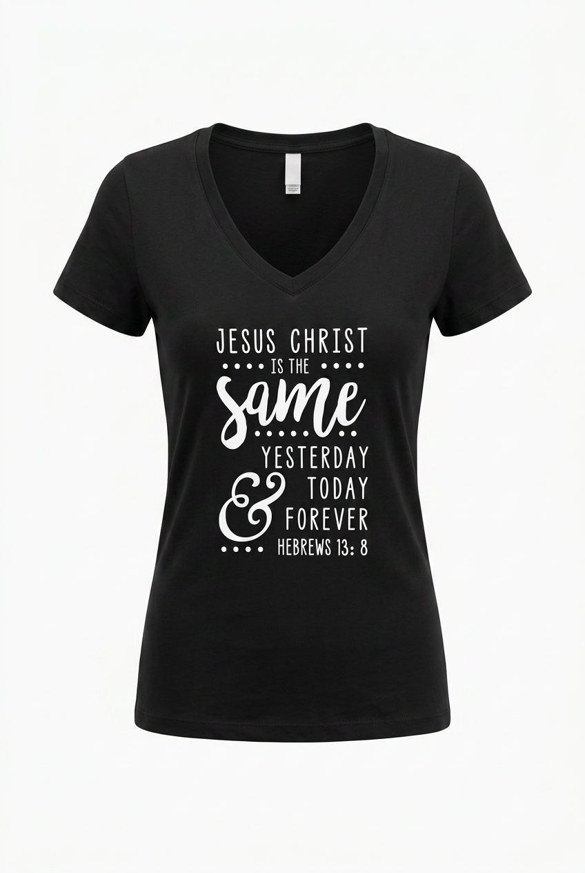 Hebrews 13 vs 8 Women's T-shirt