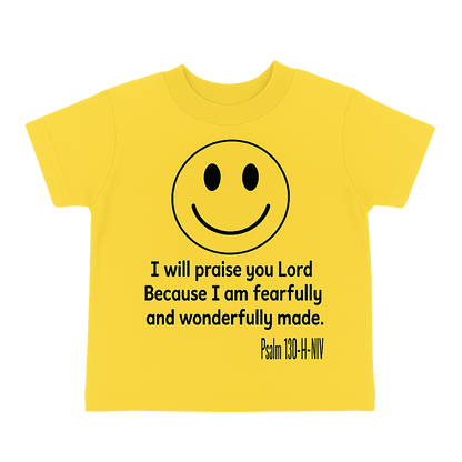 Fearfully and Wonderfully made Kids T-shirt
