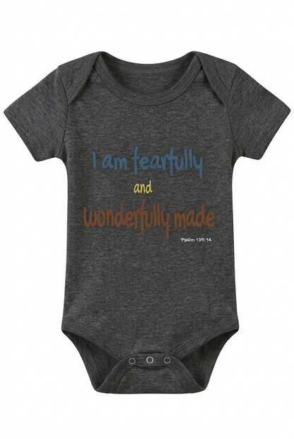 Fearfully and Wonderfully Made Onesie