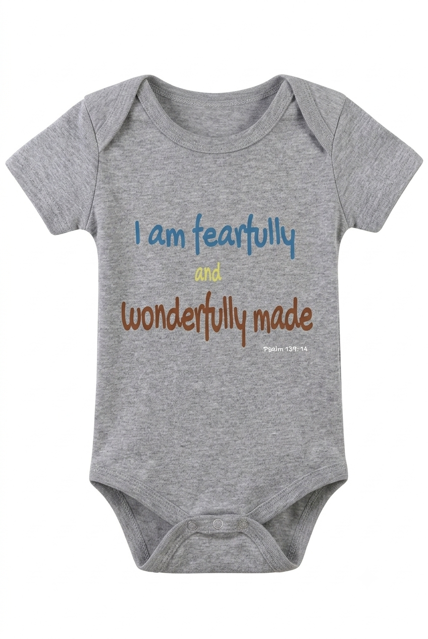 Fearfully and Wonderfully Made Onesie