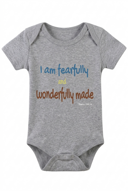 Fearfully and Wonderfully Made Onesie
