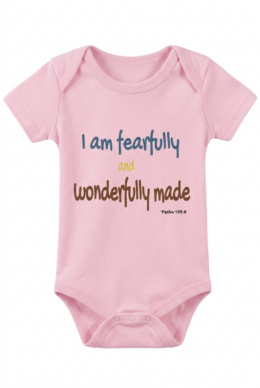 Fearfully and Wonderfully Made Onesie