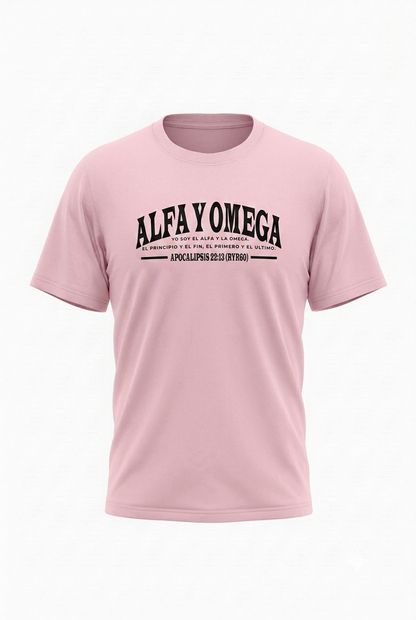 Camiseta Escritura Alfa Y Omega