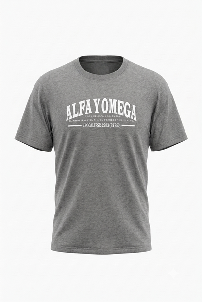 Camiseta Escritura Alfa Y Omega