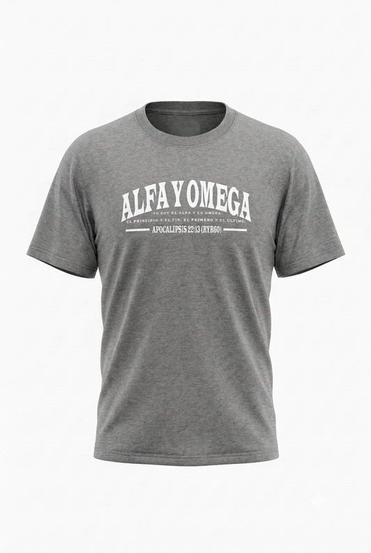 Camiseta Escritura Alfa Y Omega
