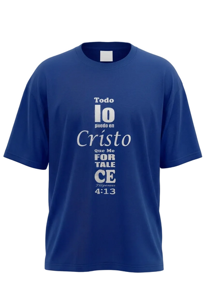 Camiseta Filipenses 4:13, Todo lo puedo en Cristo que me fortalece