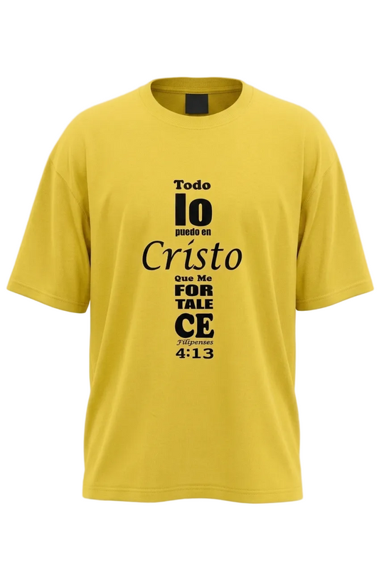 Camiseta Filipenses 4:13, Todo lo puedo en Cristo que me fortalece