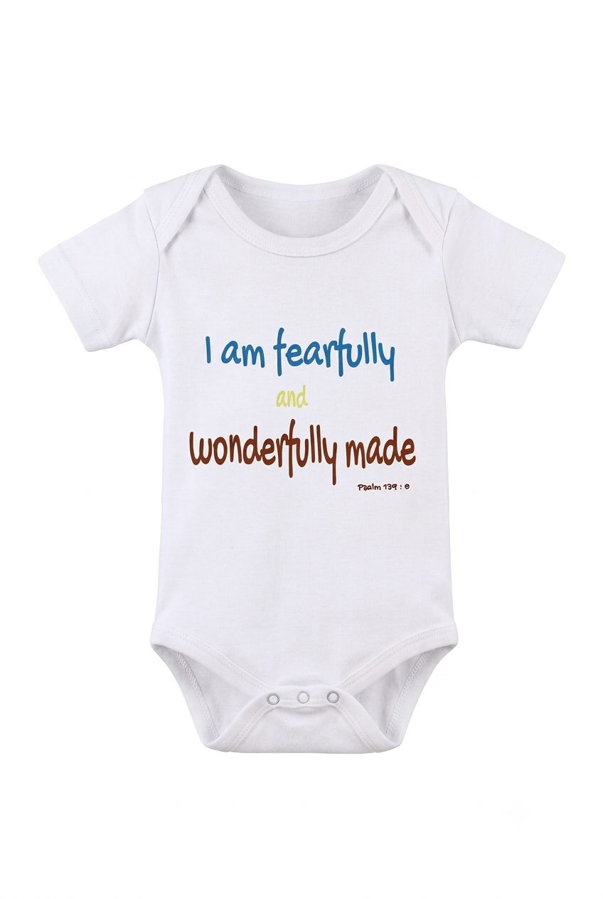 Fearfully and Wonderfully Made Onesie