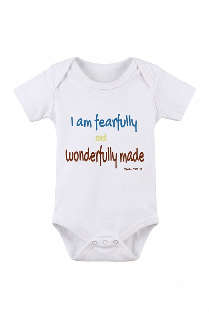 Fearfully and Wonderfully Made Onesie