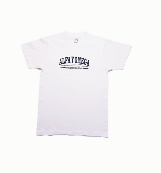 Camiseta Escritura Alfa Y Omega