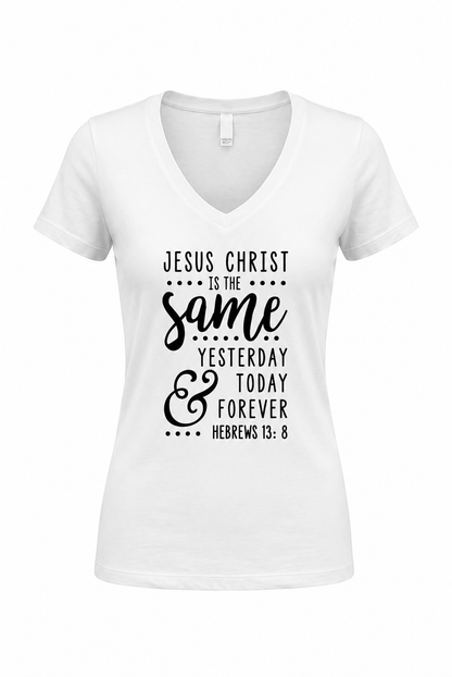 Hebrews 13 vs 8 Women's T-shirt