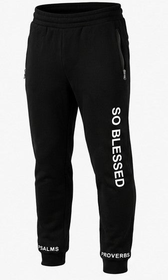 Men's SO BLESSED fitted jogger