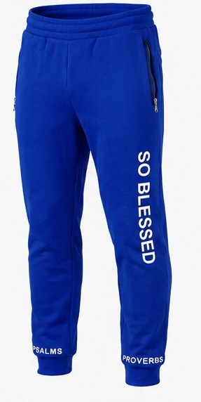 Men's SO BLESSED fitted jogger