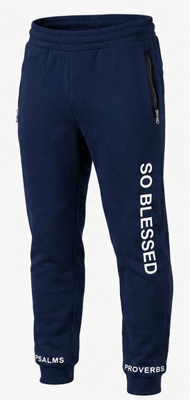 Men's SO BLESSED fitted jogger