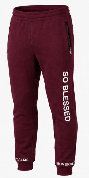 Men's SO BLESSED fitted jogger