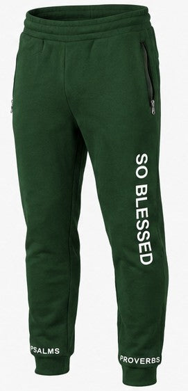 Men's SO BLESSED fitted jogger