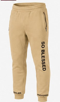 Men's SO BLESSED fitted jogger