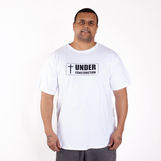 Men's UNDER CONSTRUCITON side zip T-shirt
