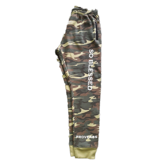 So Blessed Army Joggers