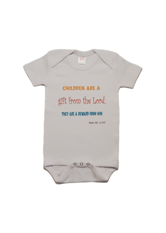Children Are a Gift From God Onesie