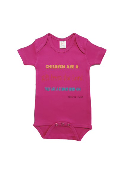 Children Are a Gift From God Onesie